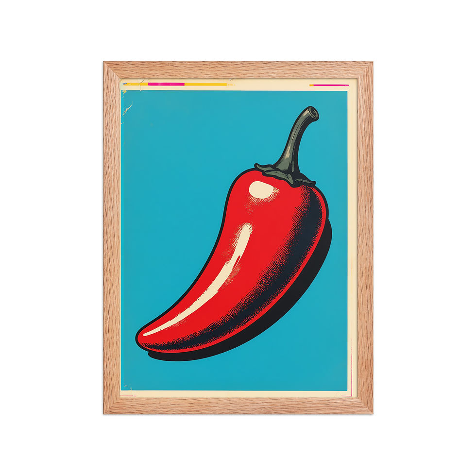 Thumbnail: Cute Chilli Kitchen Wall Art
