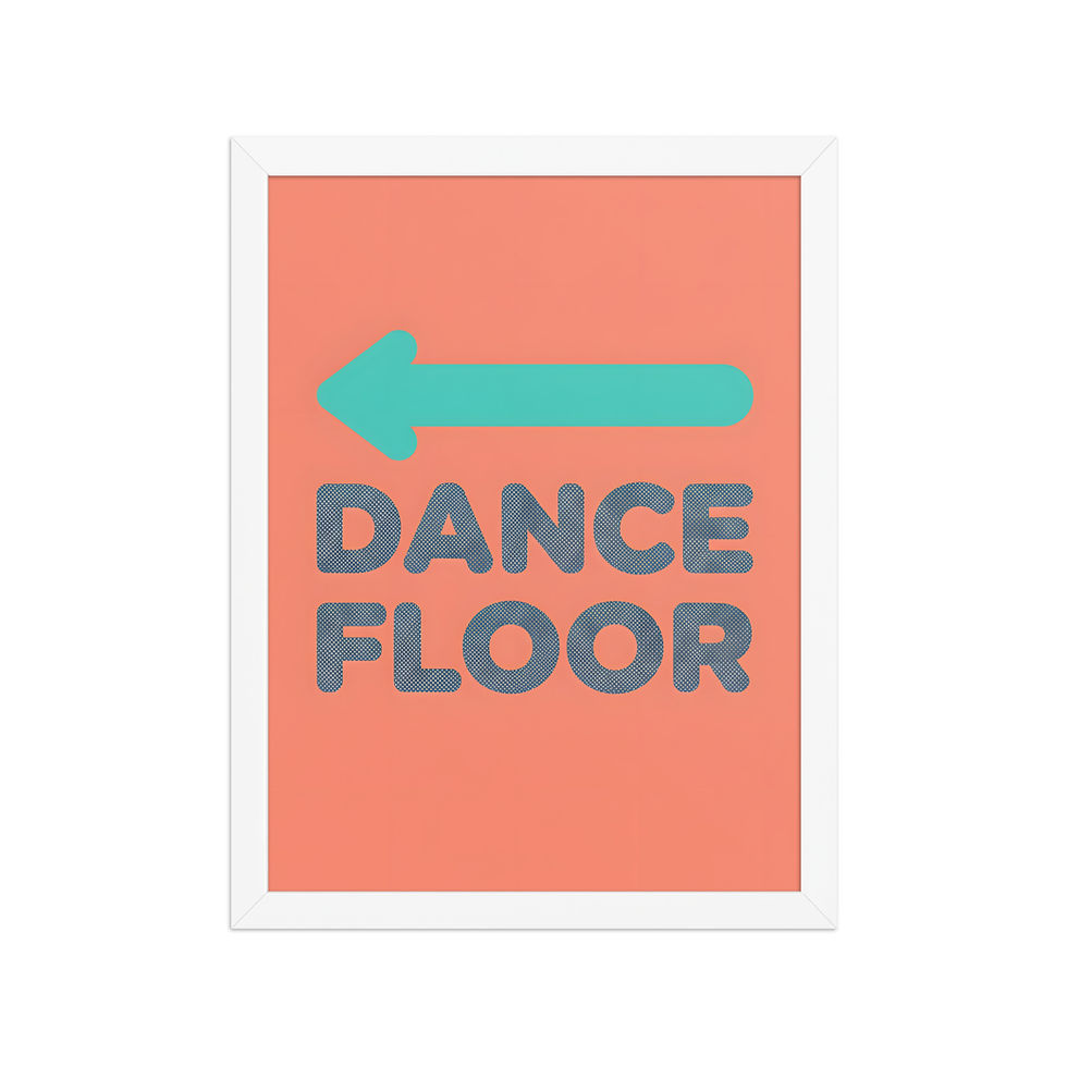 Thumbnail: Dance Floor Framed Print