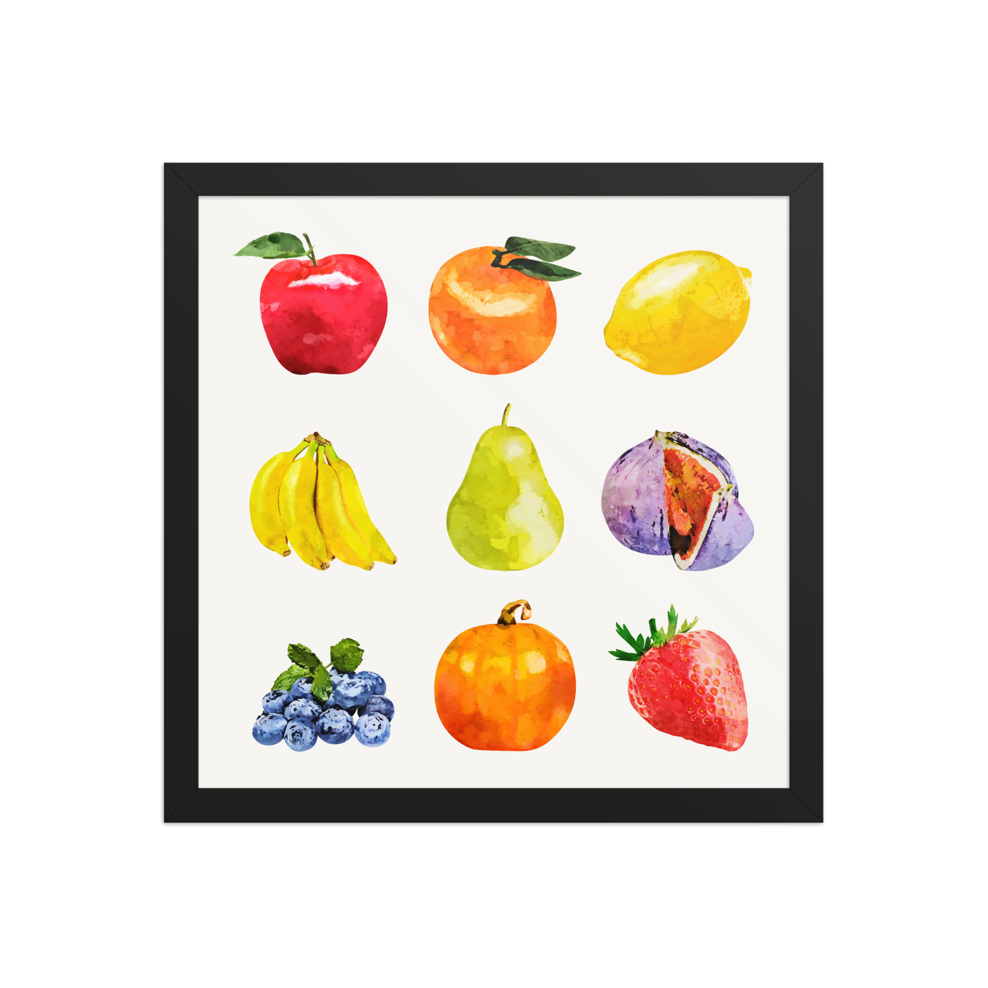 Colourful Fruit Art Print