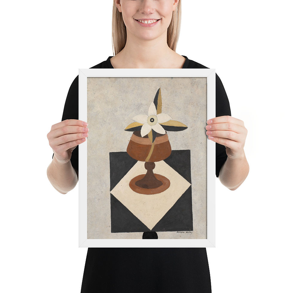 Thumbnail: Vintage Abstract Modernist Plant Still Life Print