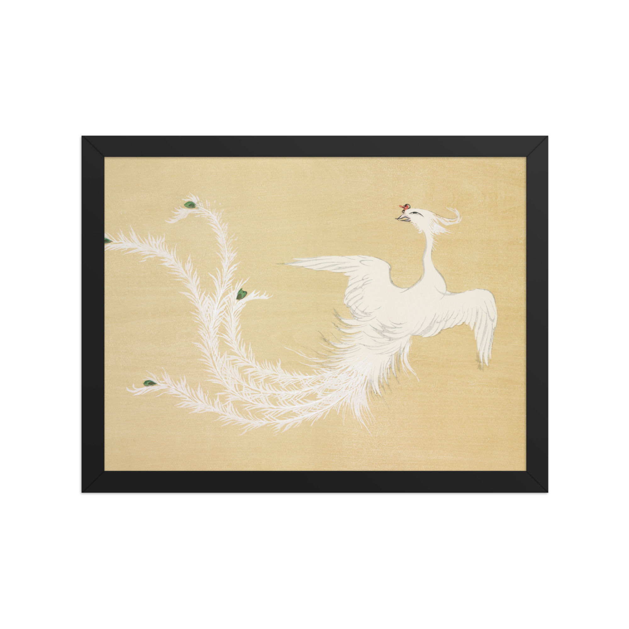 Phoenix Elegant Japanese Framed Art Print