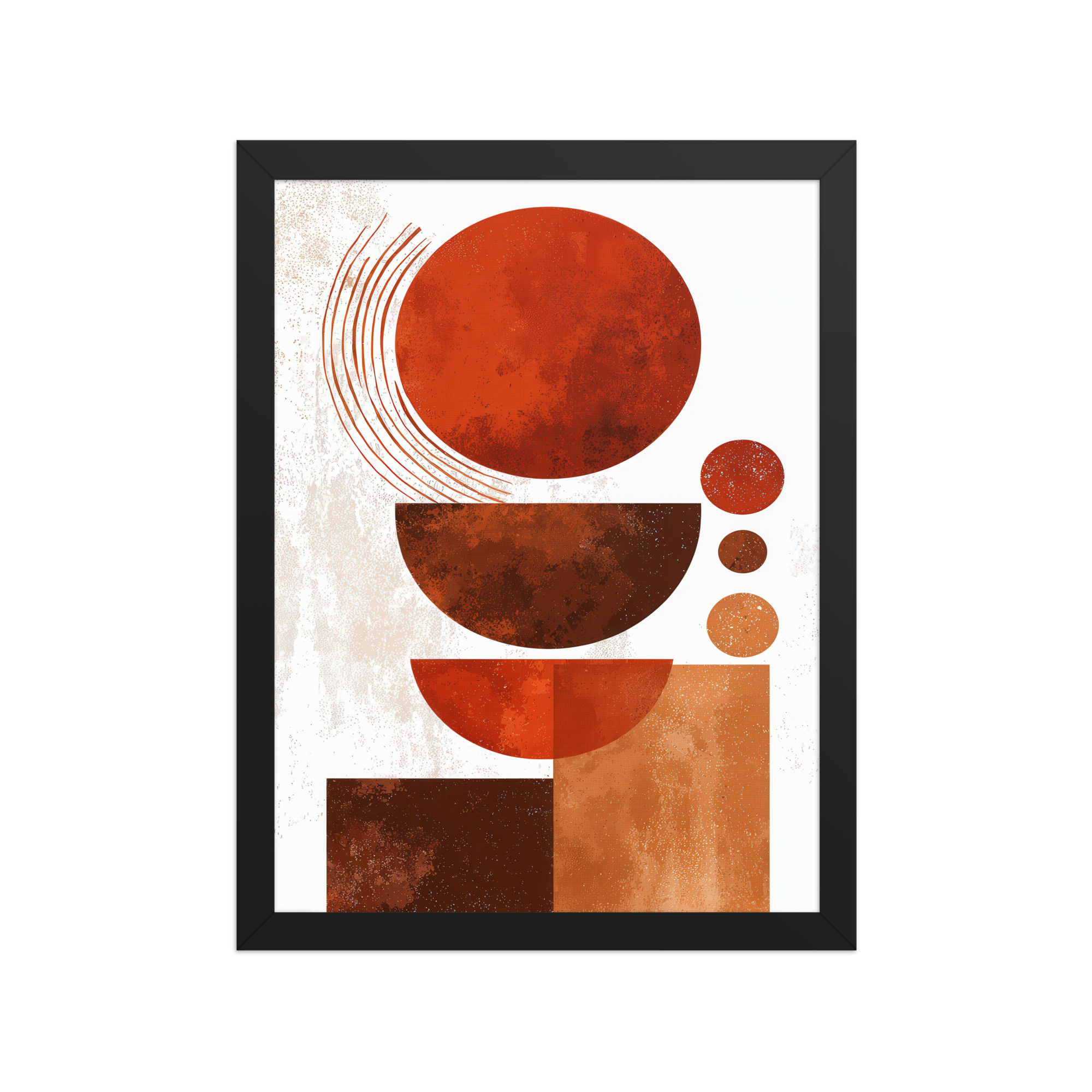 Framed Minimalist Bohemian Art – Clean Lines Decor