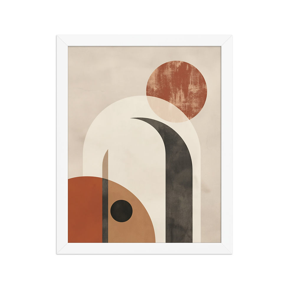 Thumbnail: Sun Dance and Arches Minimalist Boho Wall Art