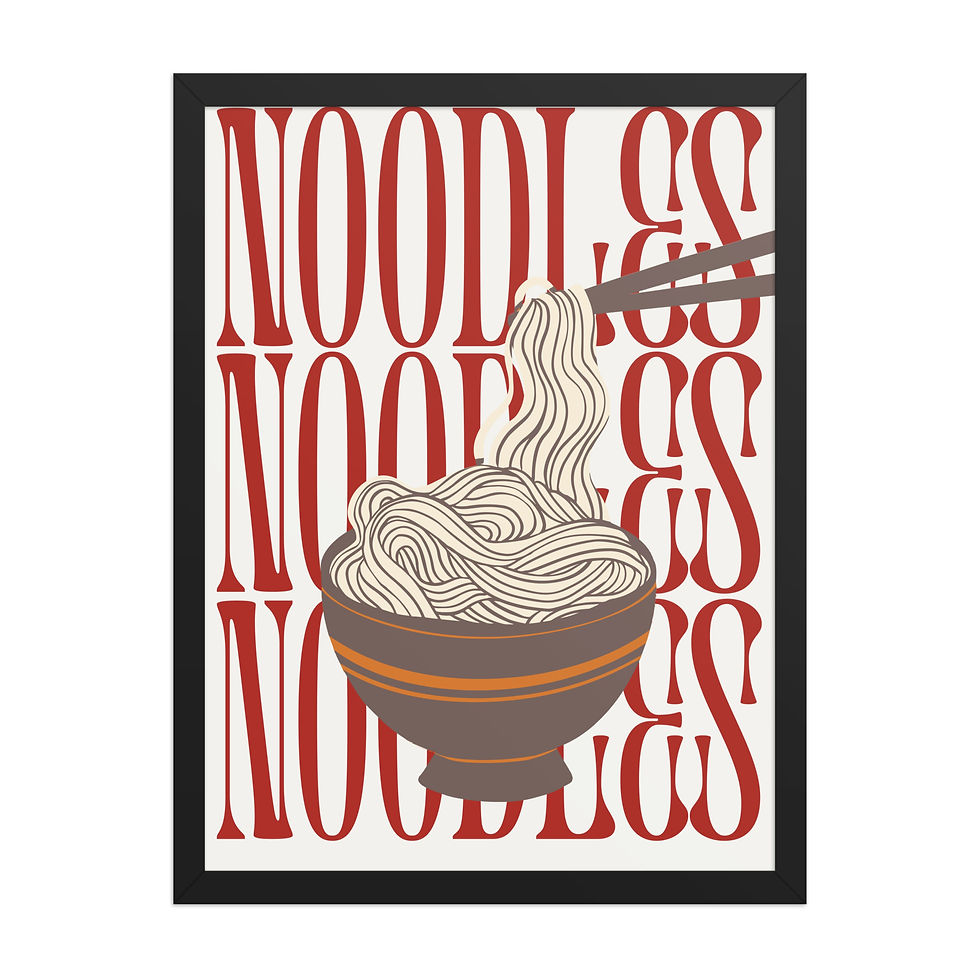 Thumbnail: Noodles | Framed Culinary Wall Art