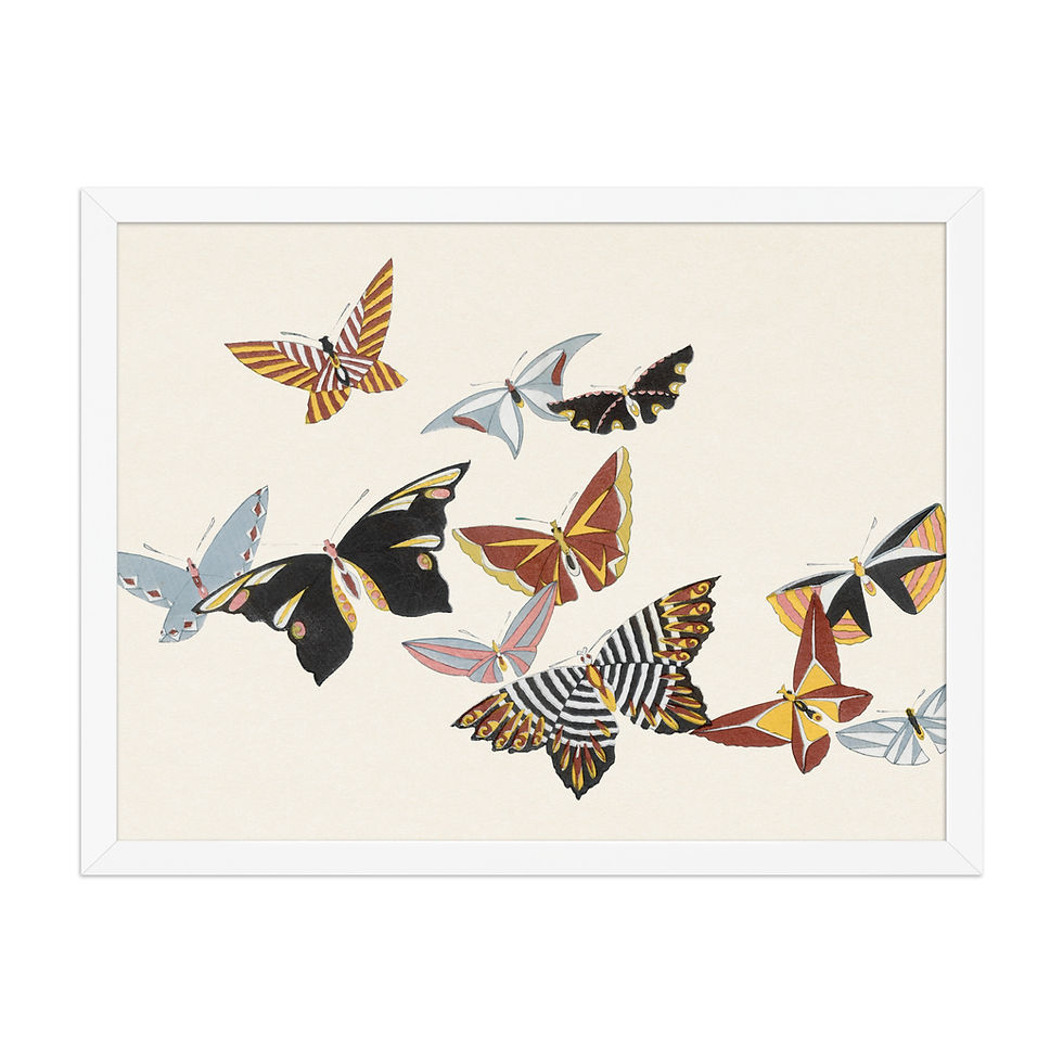Thumbnail: All-Kinds-of-Butterflies,-Vol.1-(1908)--by-Kamisaka-Sekka