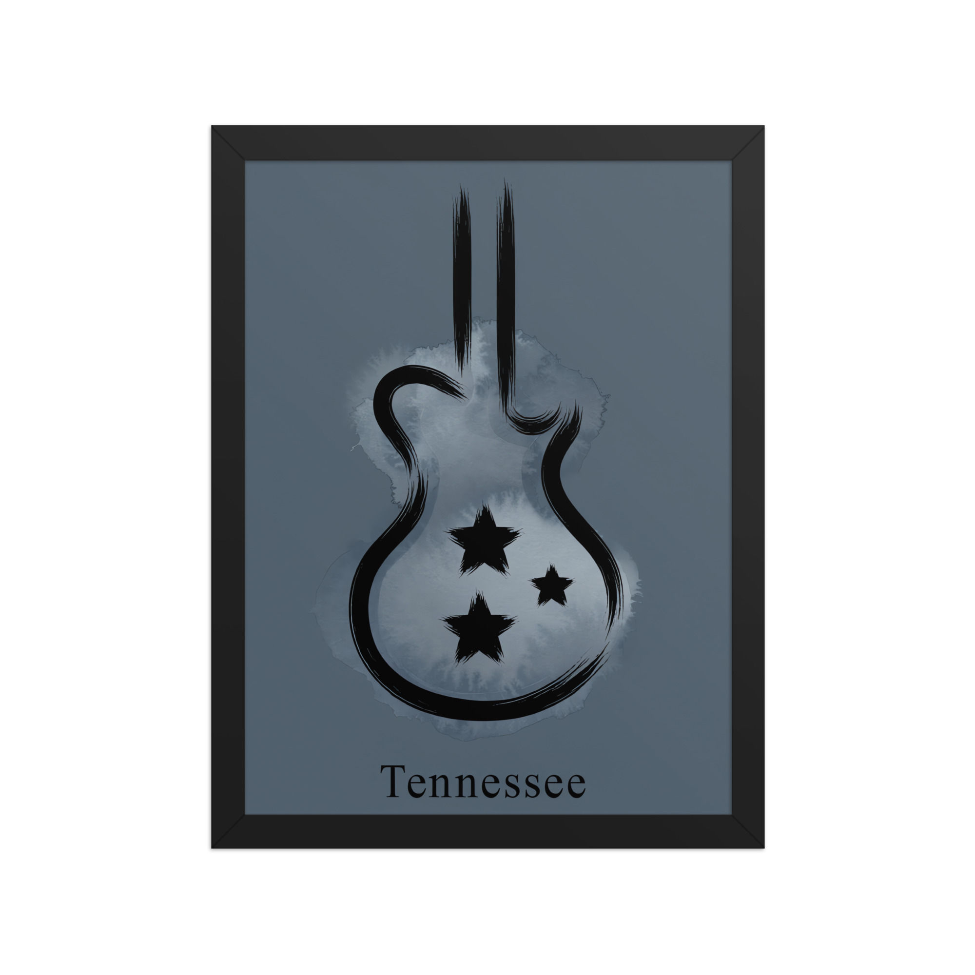 Tennessee US State Poster Framed