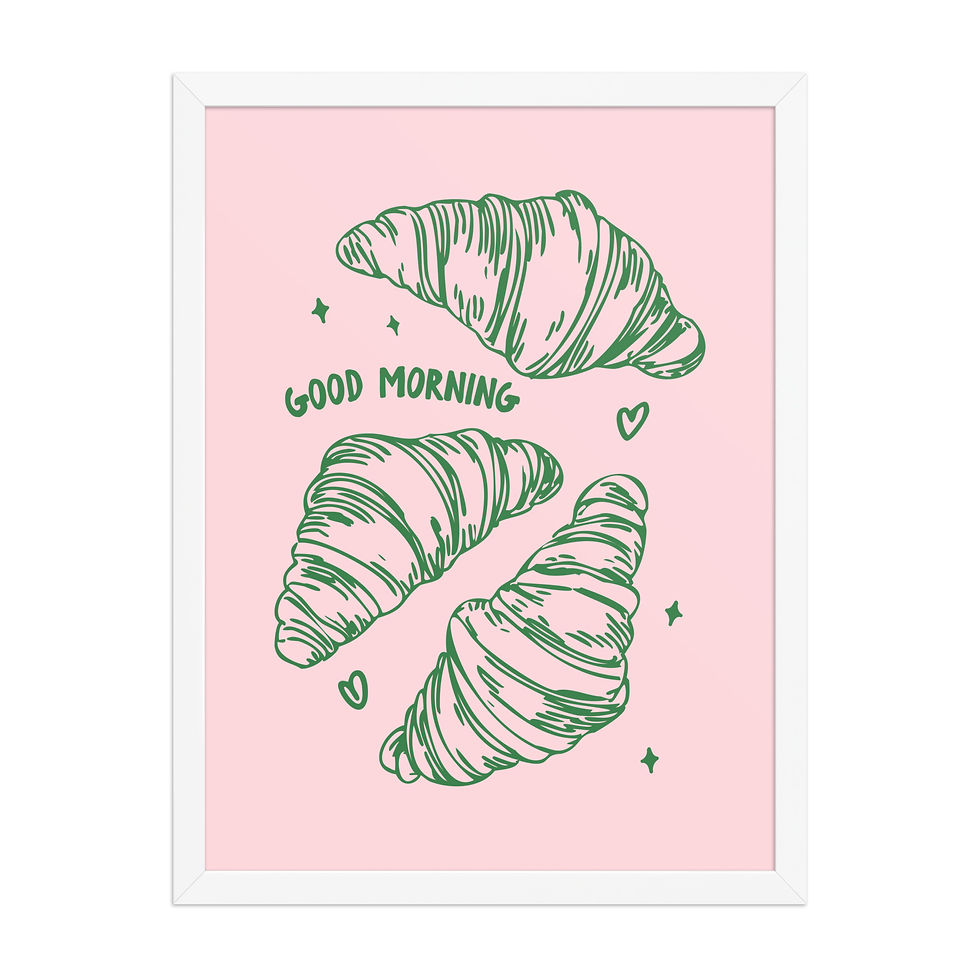 Thumbnail: Croissant Wall art for kitchen
