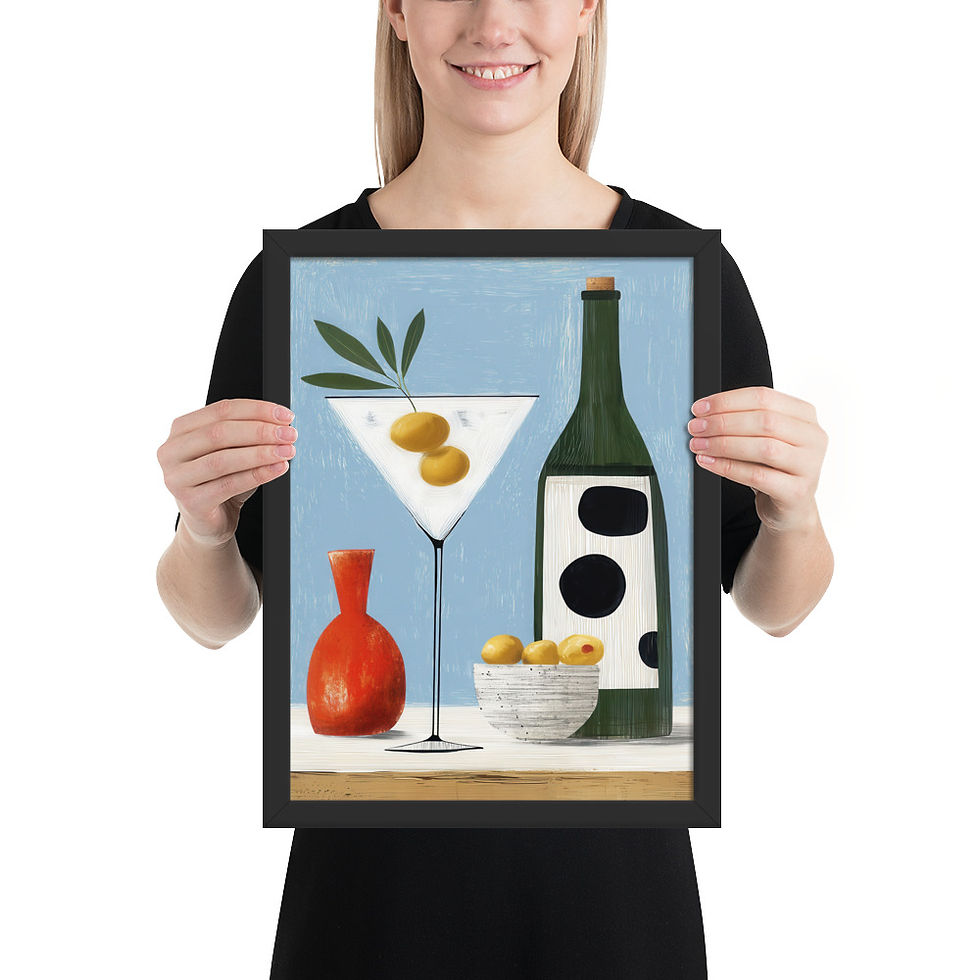 Thumbnail: Affordable Framed Gouache Art for Stylish Spaces