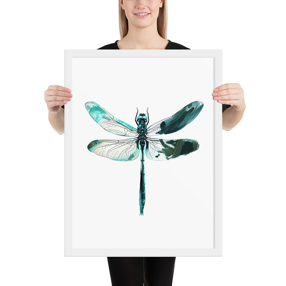 Thumbnail: Dragonfly | Framed Art Living Room - Creative Decor