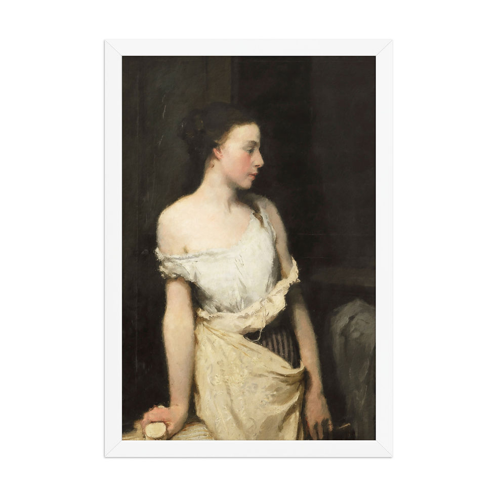 Thumbnail: Vintage Maiden Framed Wall Art