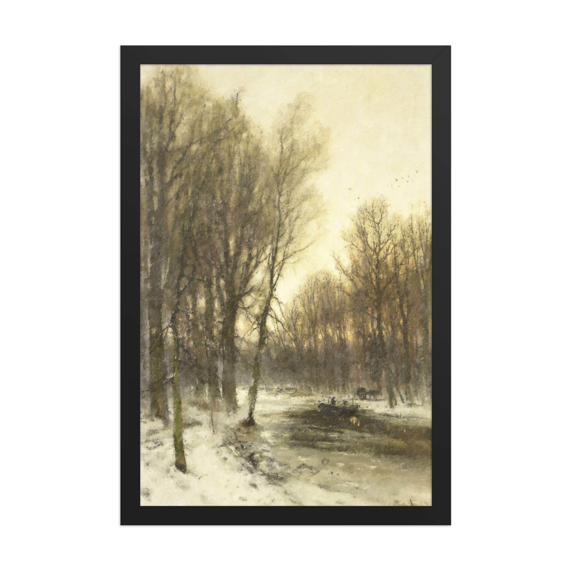 The Quiet Forest Vintage Framed Wall Art