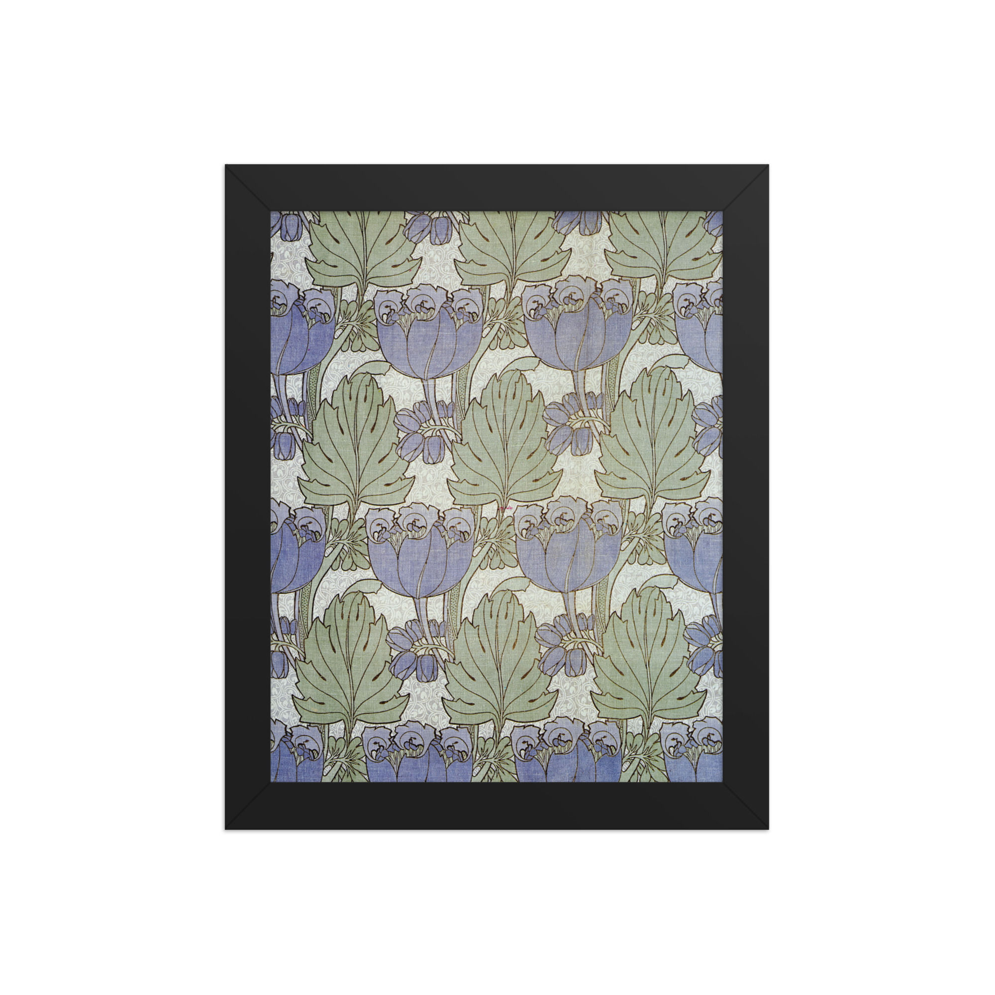 Lindsay Butterfield | Block printed linen | 1903 | vintage framed wallpaper art
