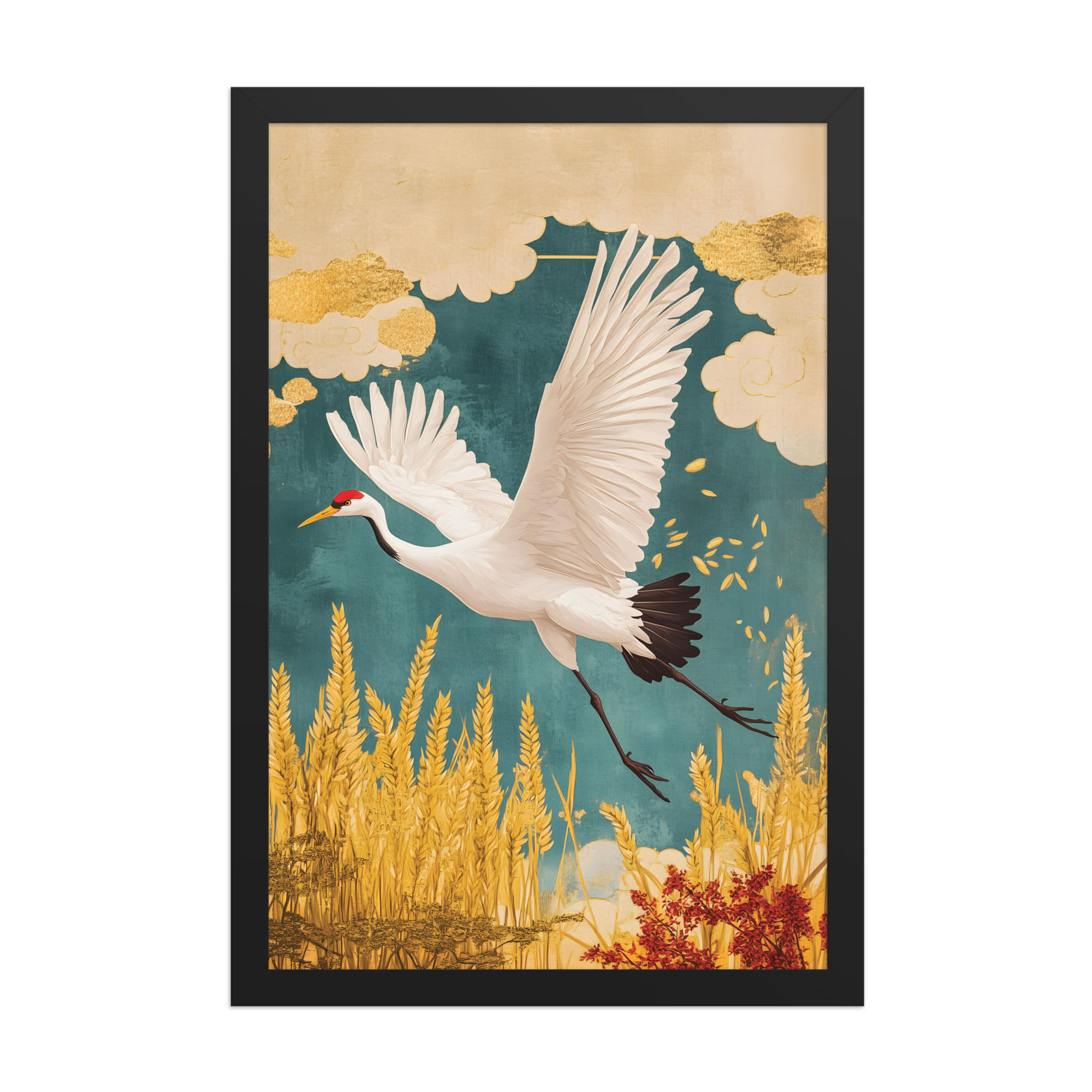 Crane Flowing Harmony