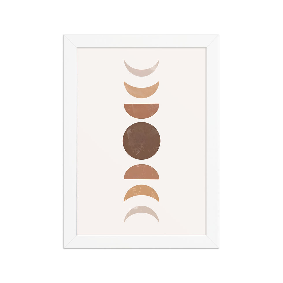 Thumbnail: Boho Minimalist Art: Simple Wall Decor for Stylish Home Interiors ii