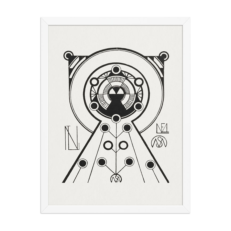Thumbnail: Framed Contemporary Art For Living Room
