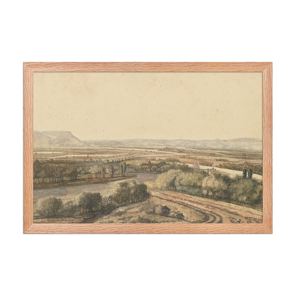 Thumbnail: River Bends Framed Vintage Wall Art