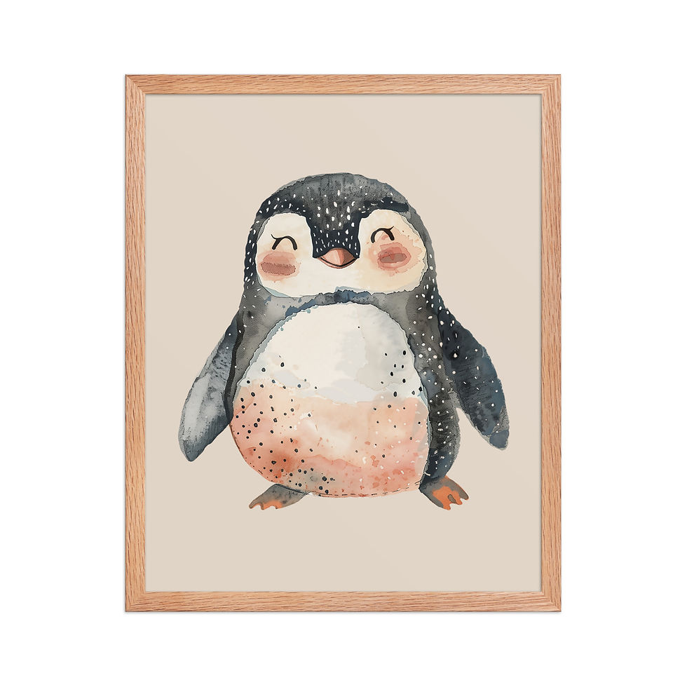 Thumbnail: Chick | Whimsical Framed Nursery Prints for Kids' Rooms | Adorable Wall Art