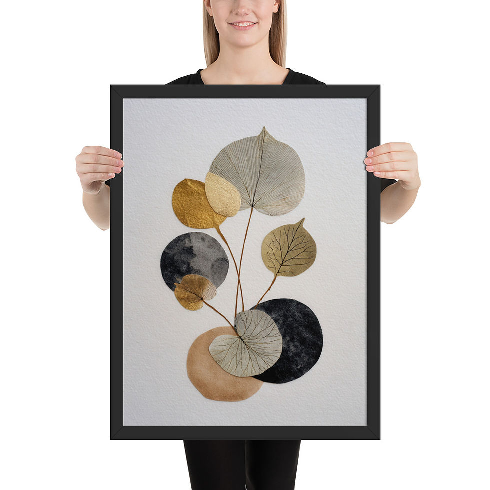 Thumbnail: Minimalist Boho Wall Art – Framed for Charm