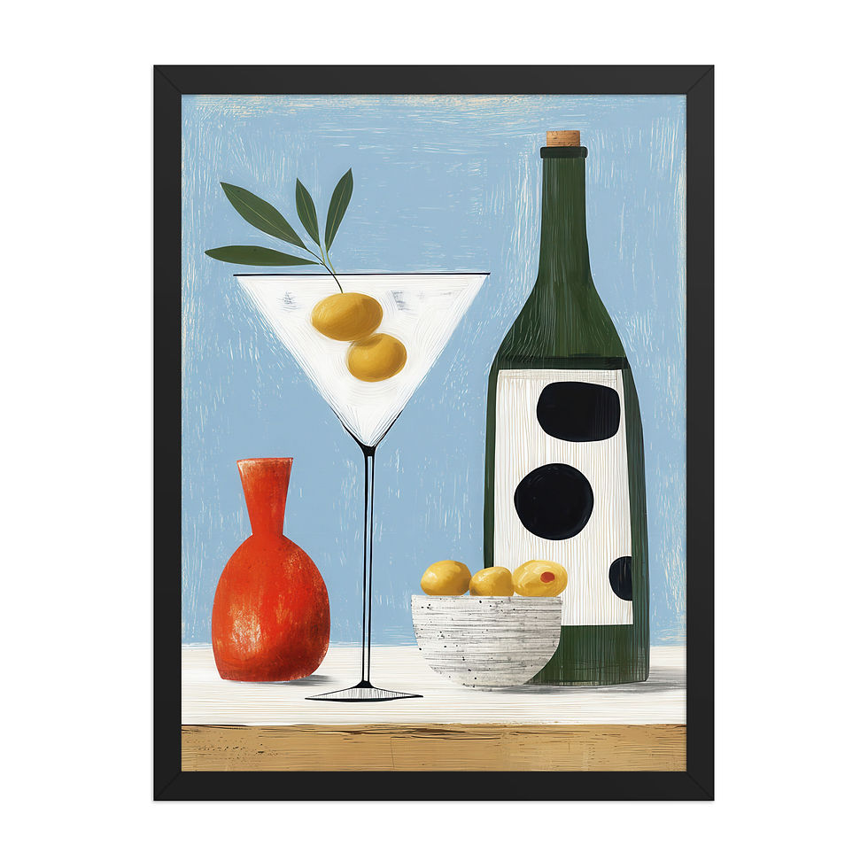 Thumbnail: Affordable Framed Gouache Art for Stylish Spaces