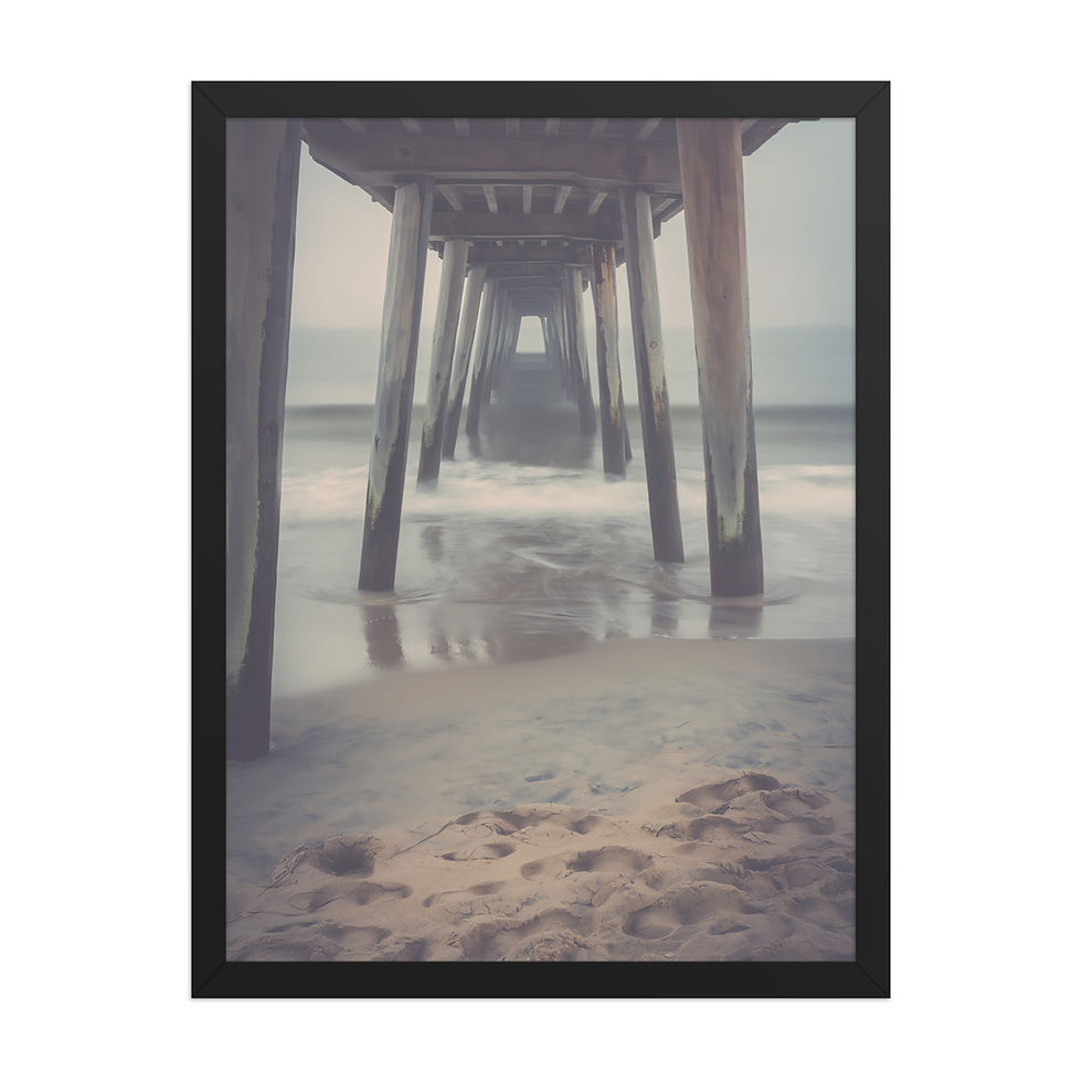 Thumbnail: Retrograde Pier Minimalist Art Print