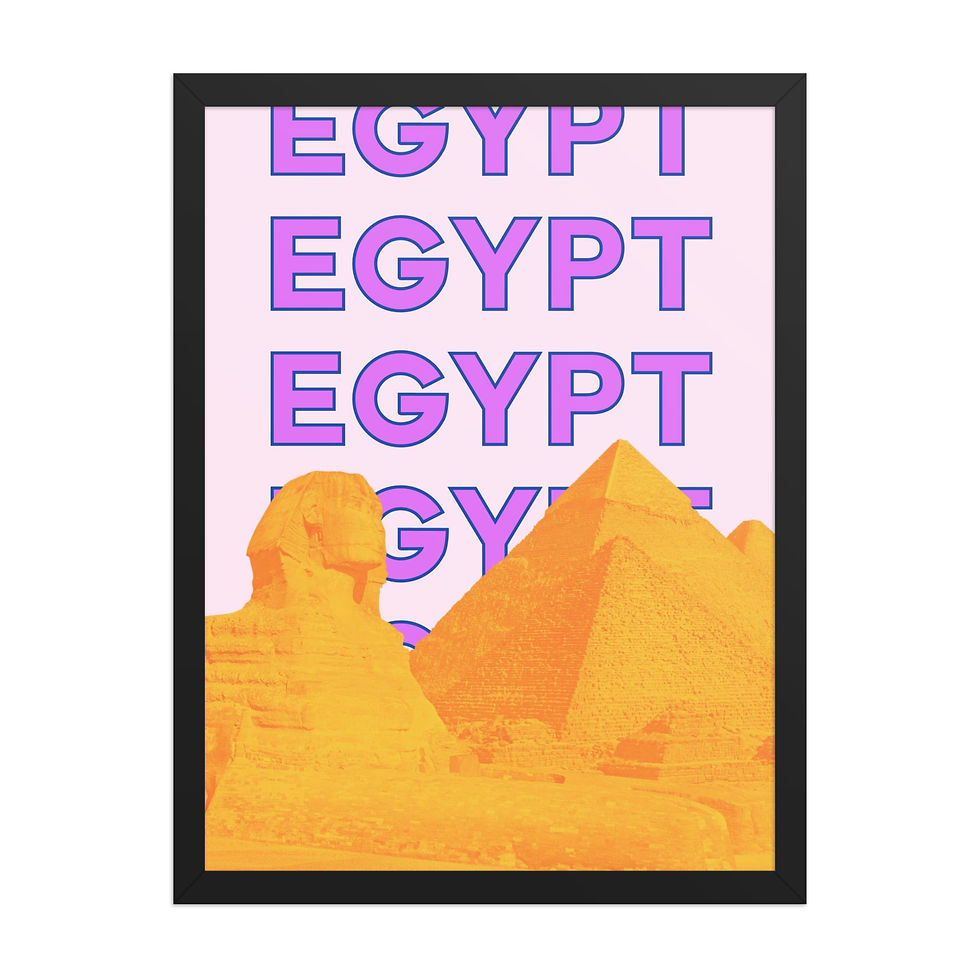 Thumbnail: Egypt Travel Art in Pop Art Style