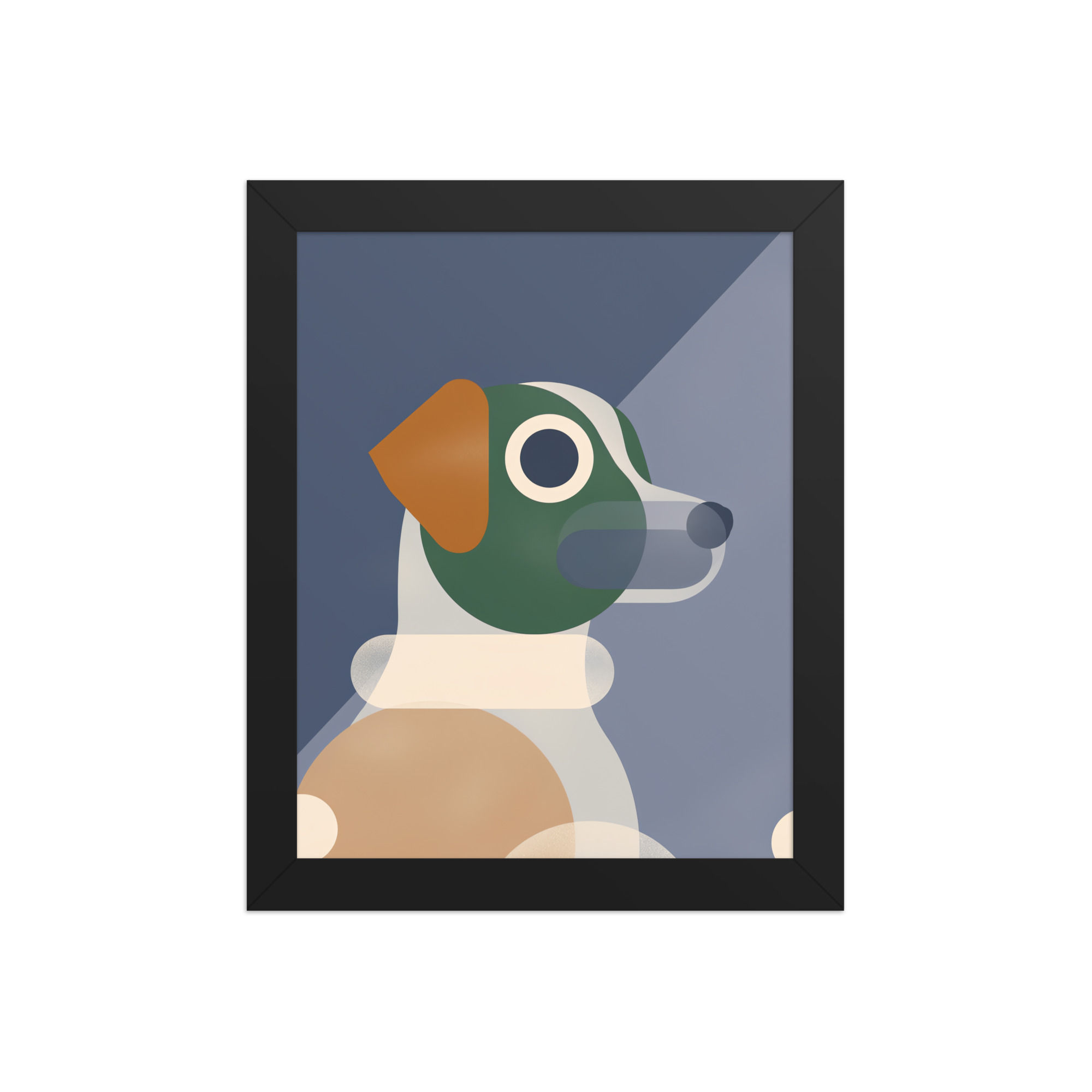 Mid Century Style Dog Art Print