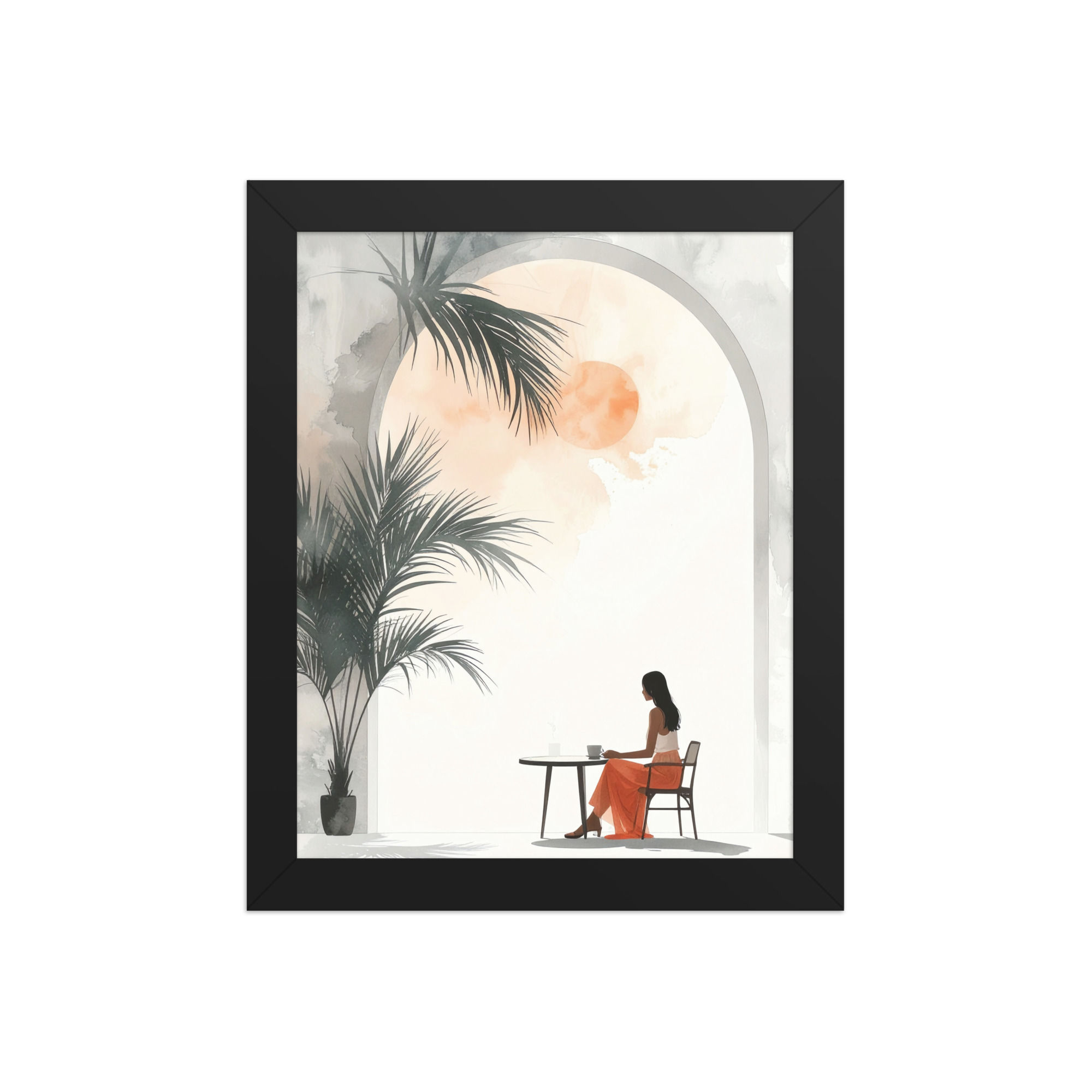 Palm Arch Art Print
