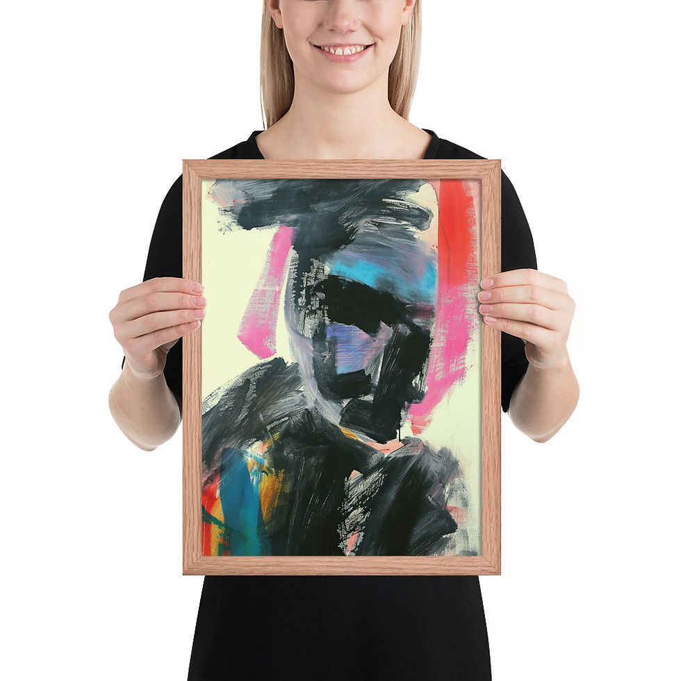 Thumbnail: Affordable Framed Abstract Art for Home Interiors