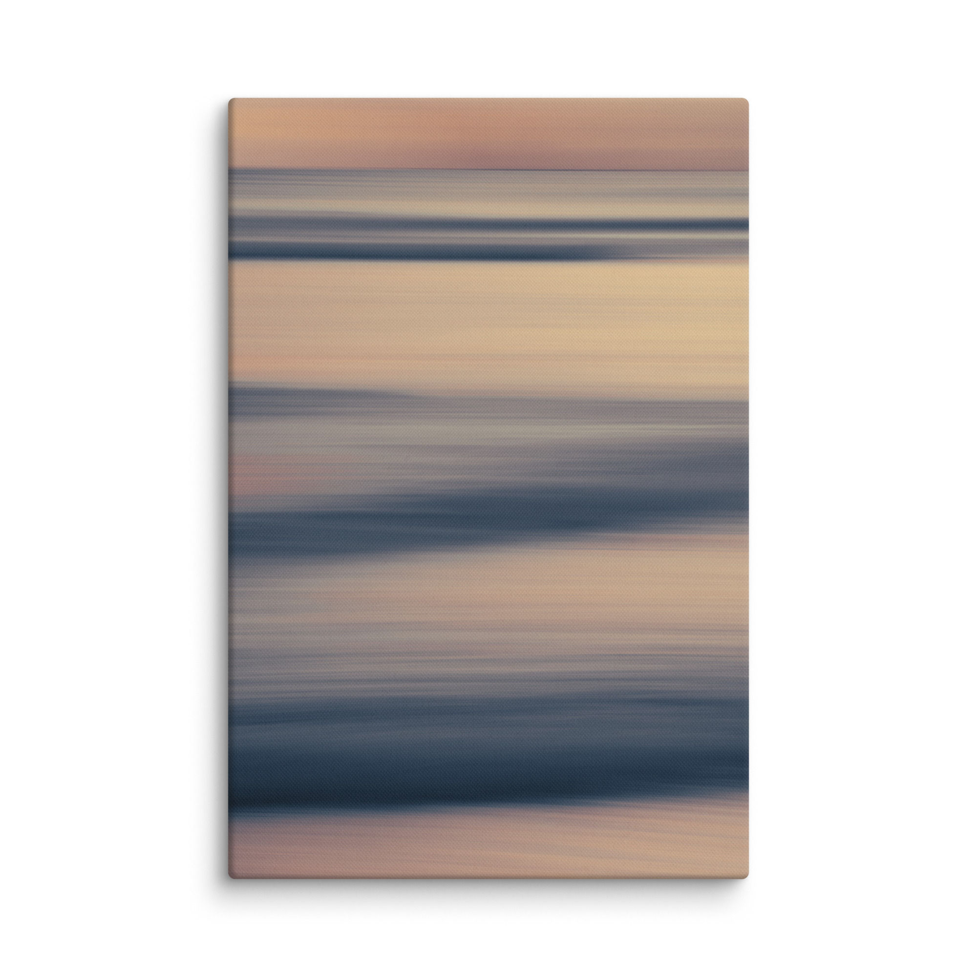 Soft-Blur Ocean Horizon in Pastel Hues – Canvas Wall Art