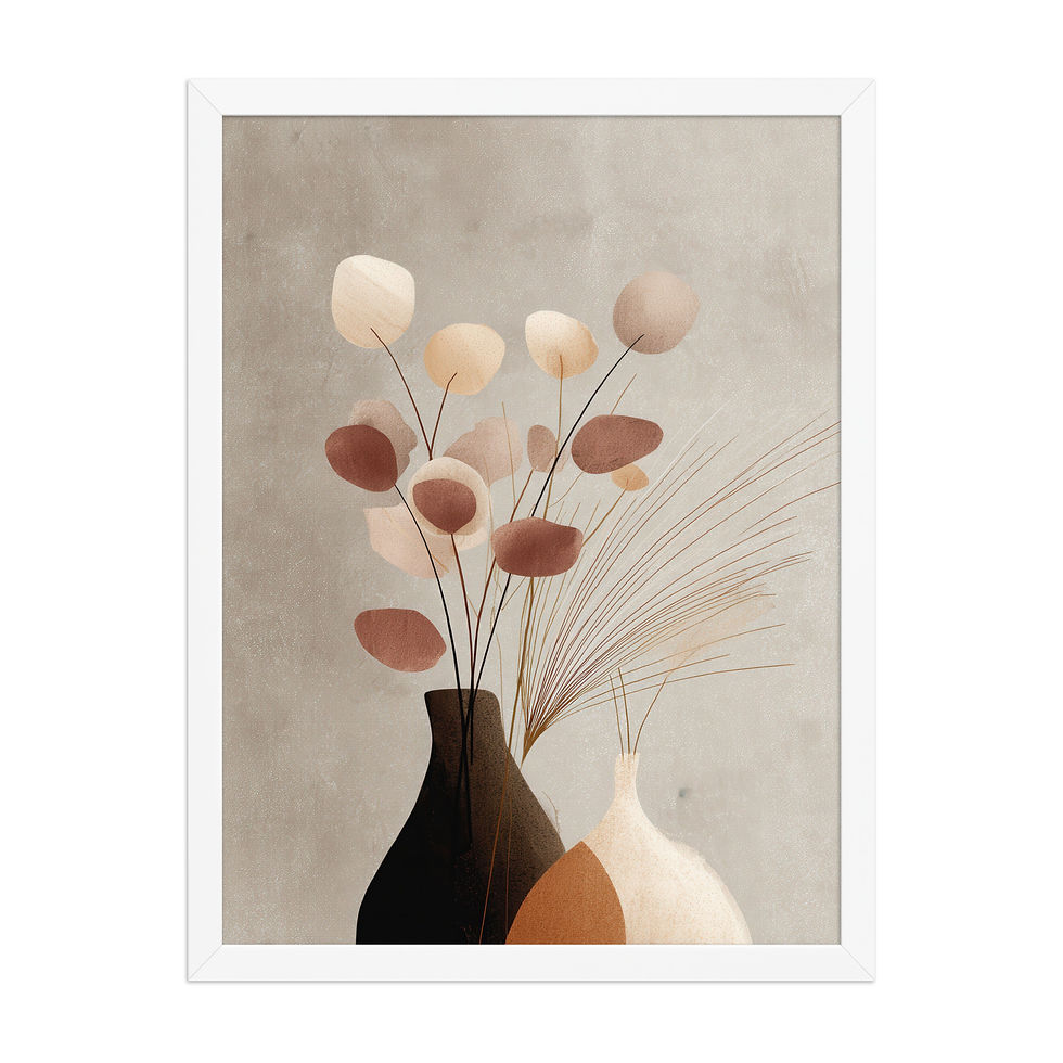 Thumbnail: Framed Nature Boho Art – Vibrant Wall Decor