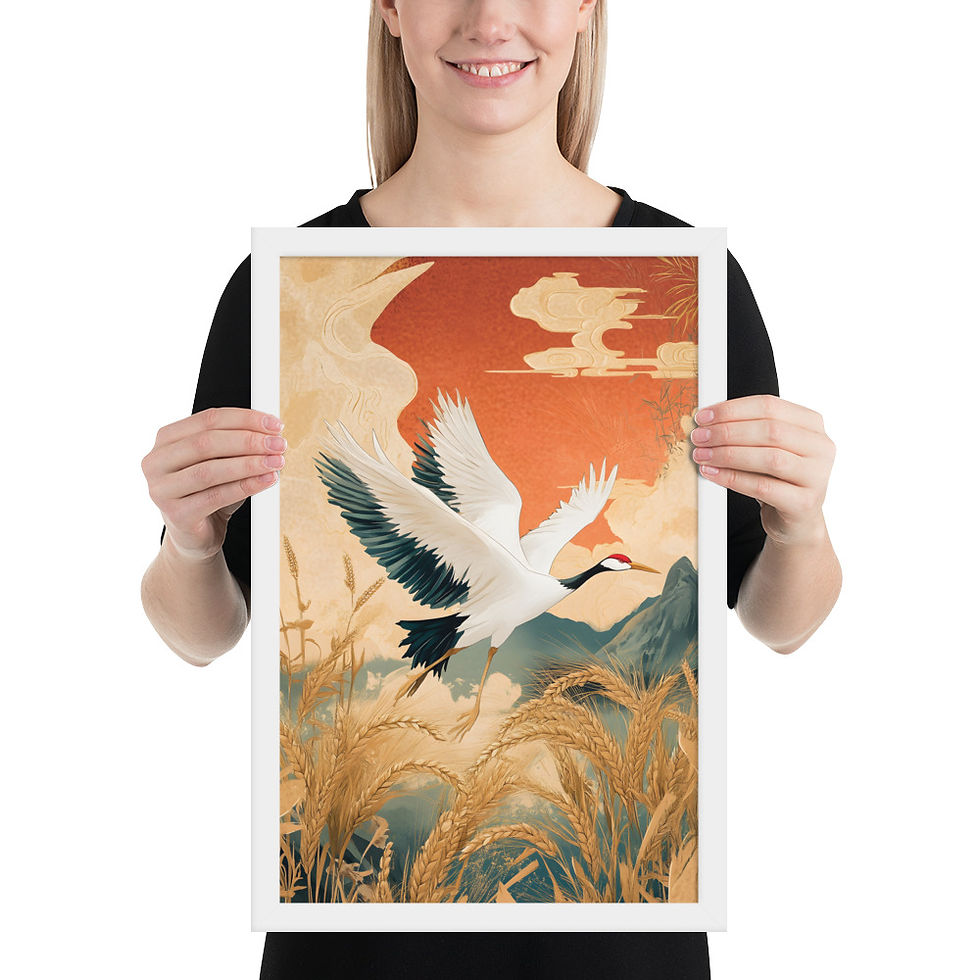 Thumbnail: Crane Elegance Print