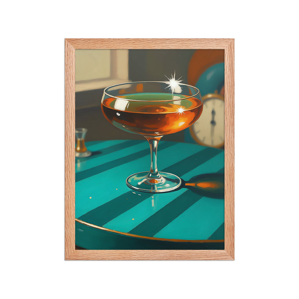 Thumbnail: Martini Glass Art Print for Bar