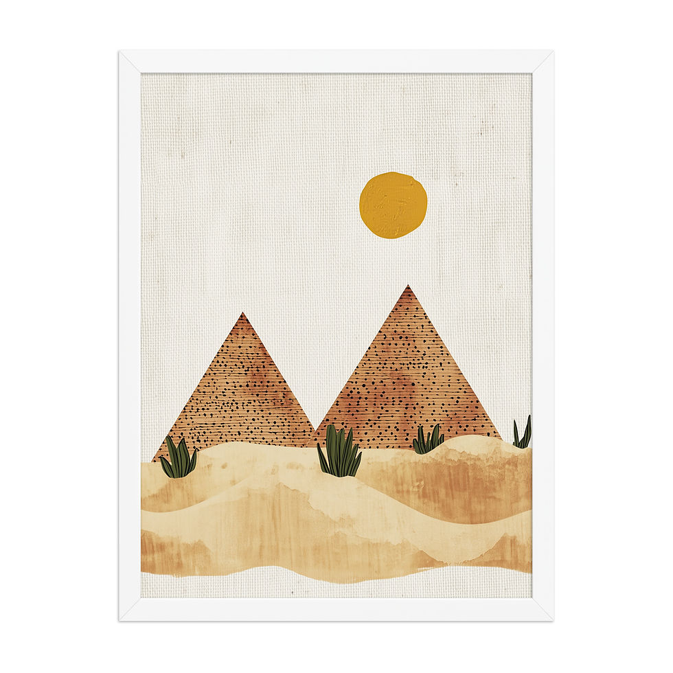 Thumbnail: The Great Pyramids | Children's Bedroom | Nursery Wall Art