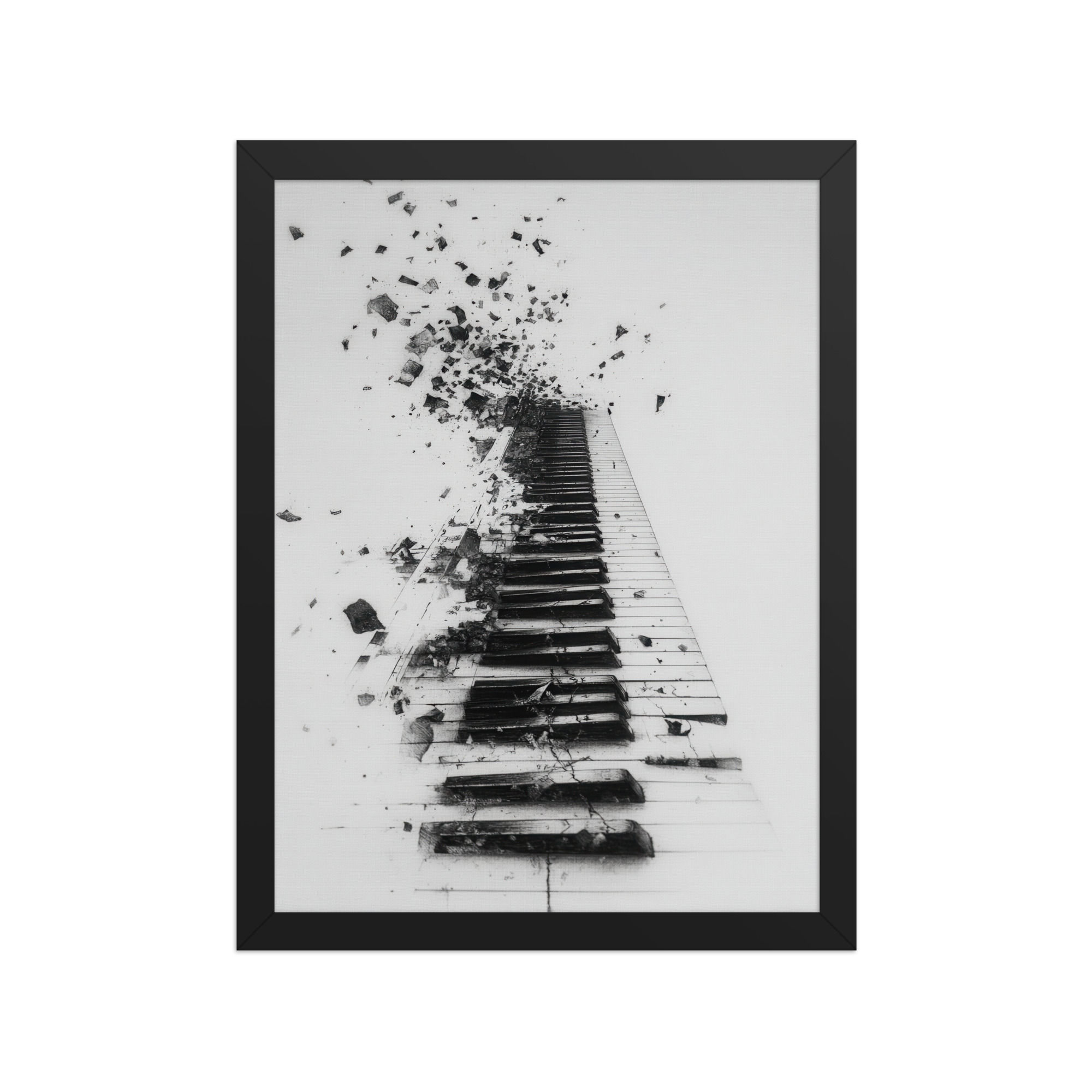 Stylish Piano Keys Artwork – A Touch of Musical Elegance
