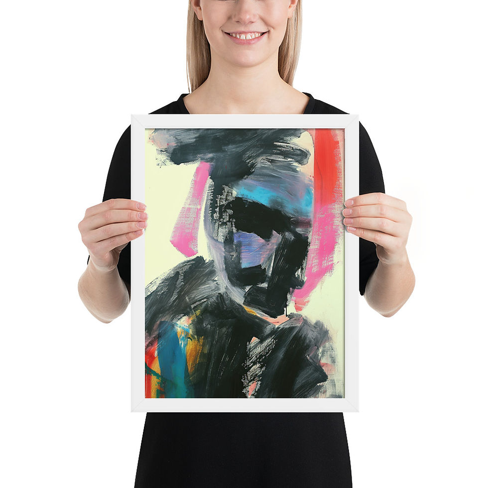 Thumbnail: Affordable Framed Abstract Art for Home Interiors