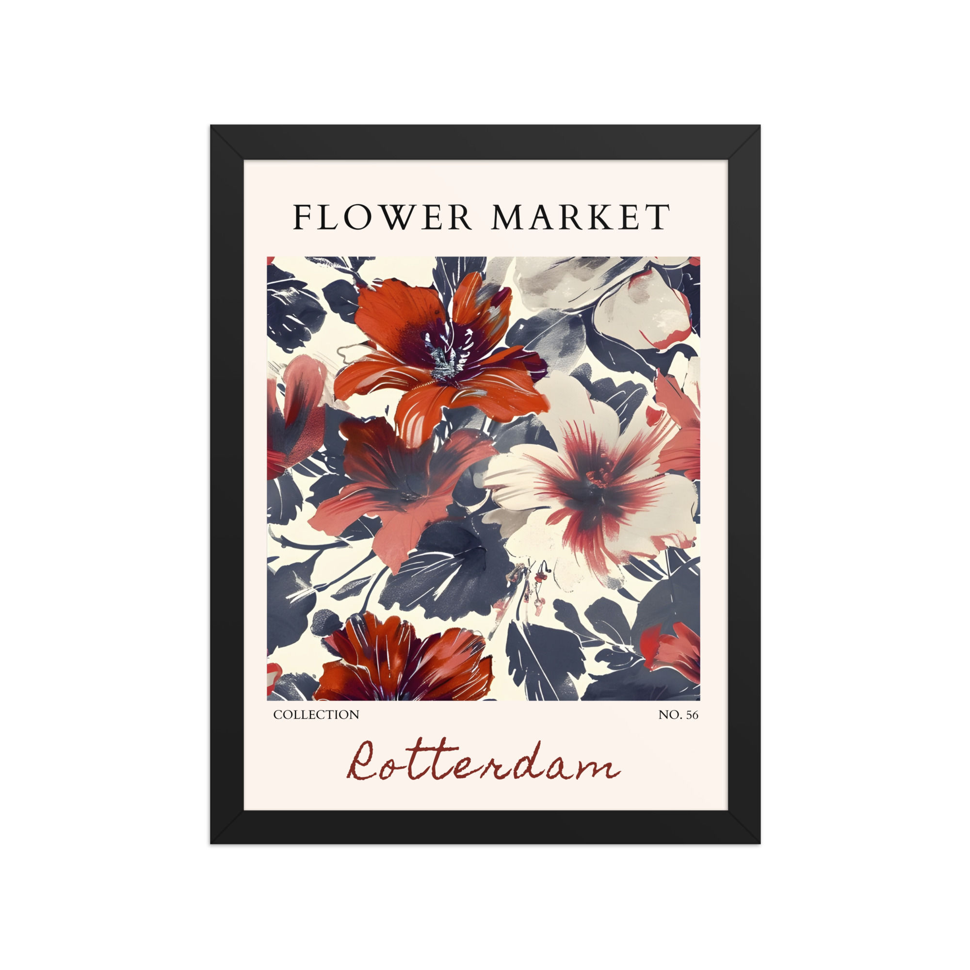 Rotterdam | Framed Botanical Wall Art: Nature Prints from Global Cities