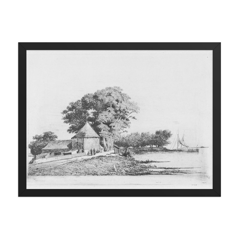 Thumbnail: Vintage Scenic Framed Wall Art