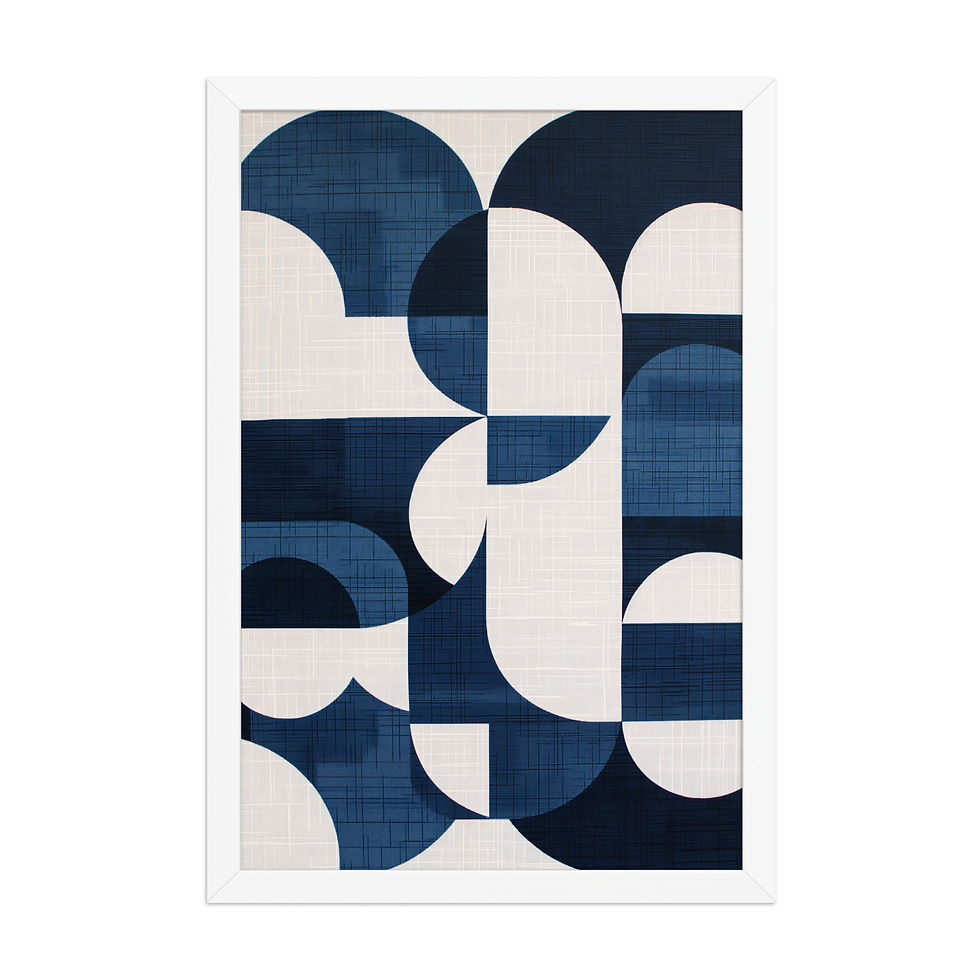 Thumbnail: Navy Grid Geometry  