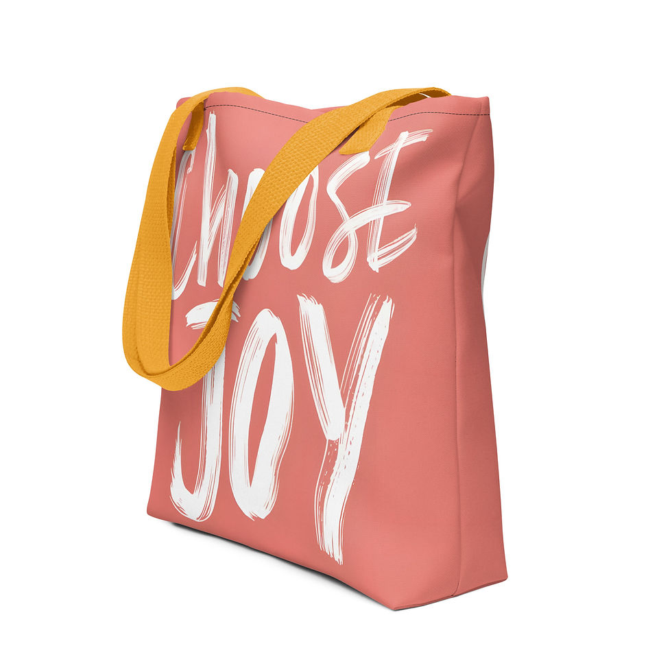 Thumbnail: Choose Joy Quotation Tote bag