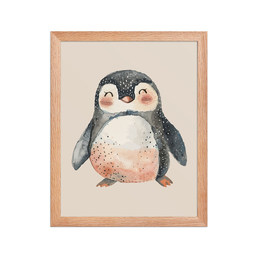 Thumbnail: Chick | Whimsical Framed Nursery Prints for Kids' Rooms | Adorable Wall Art
