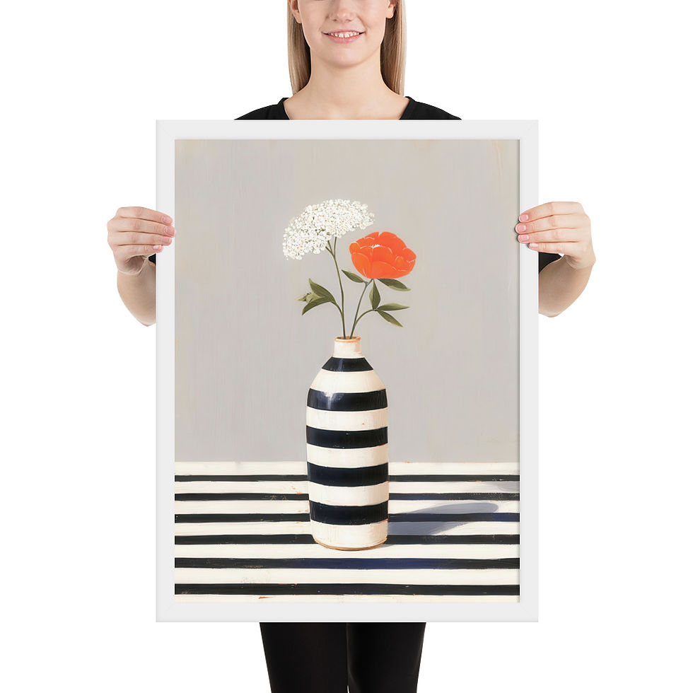 Thumbnail: Vibrant Gouache Wall Art for Living Room Accent