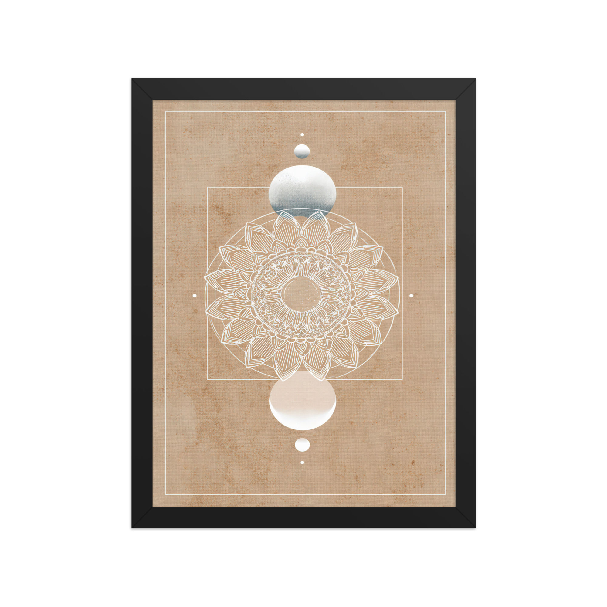 Framed Boho Art – Cozy Living Room Decor