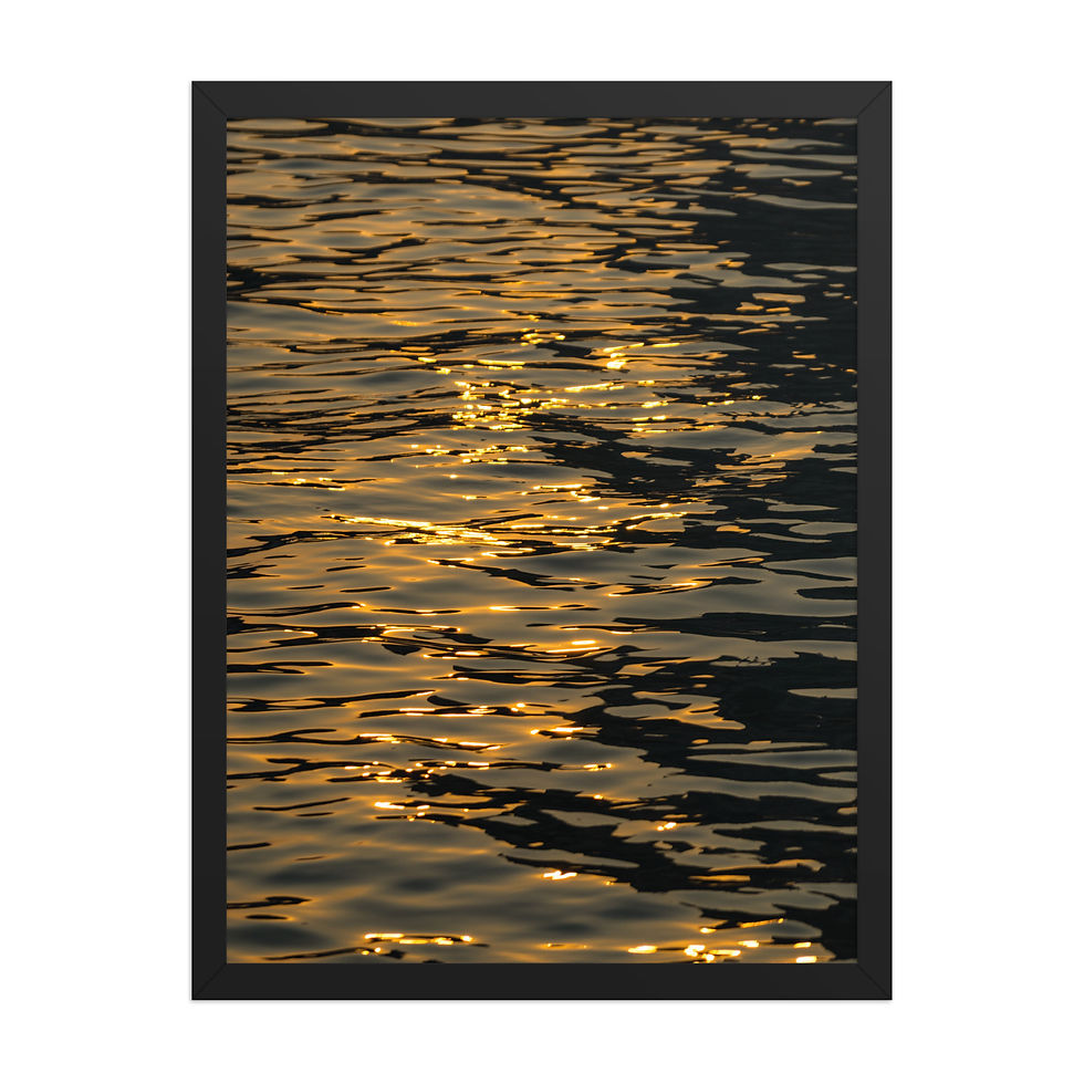 Thumbnail: Sunset Shimmer | Framed Landscape Photography Poster 