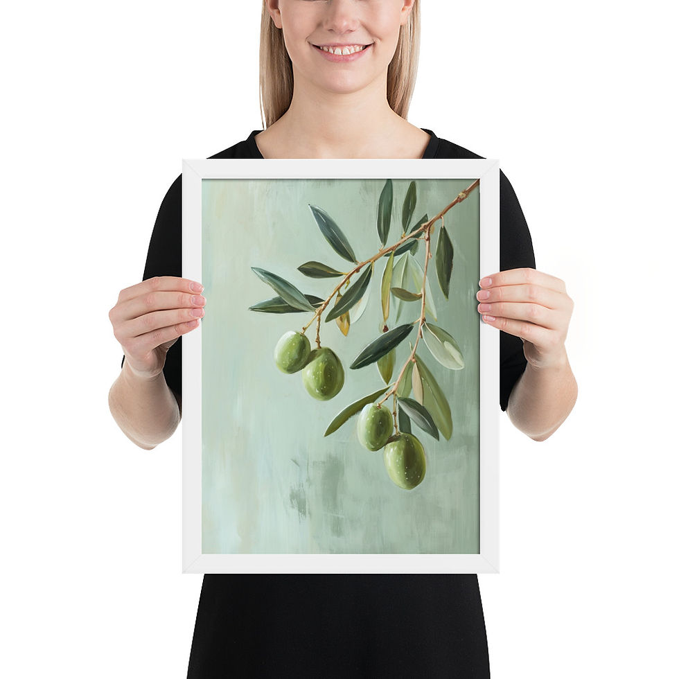 Thumbnail: Elegant Abstract Framed Wall Art for Sophisticated Homes