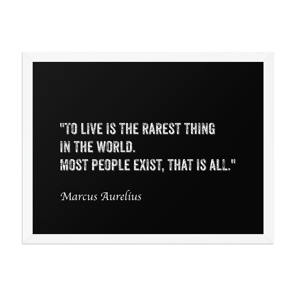 Thumbnail: Minimalist Stoic Quote Poster for Home Decor
