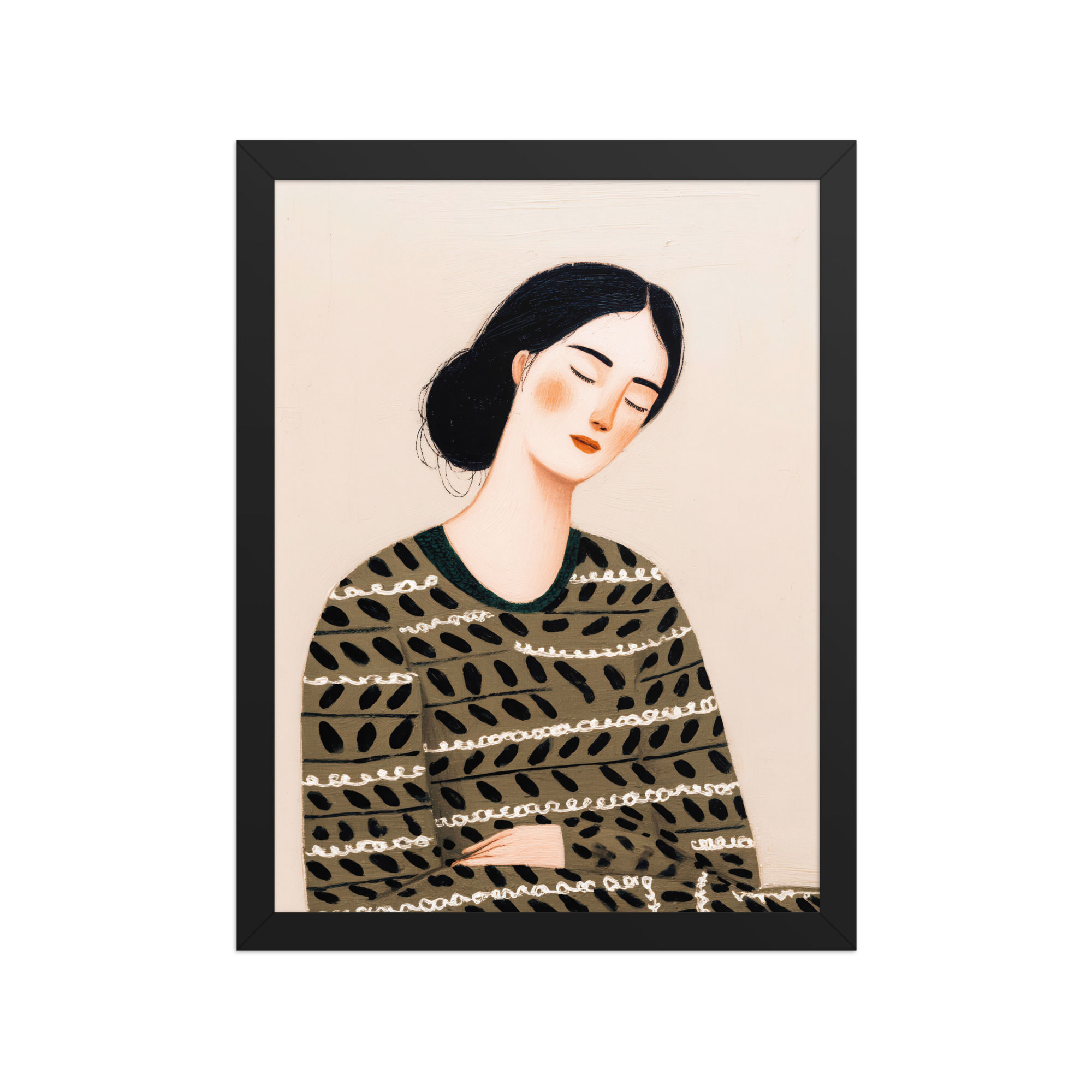 Lady in Gouache