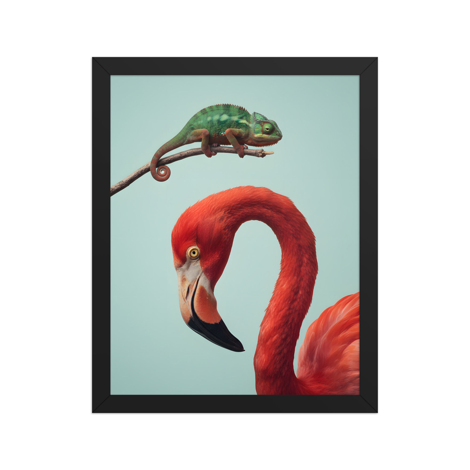 Changing Chameleon Framed Nature Art Print