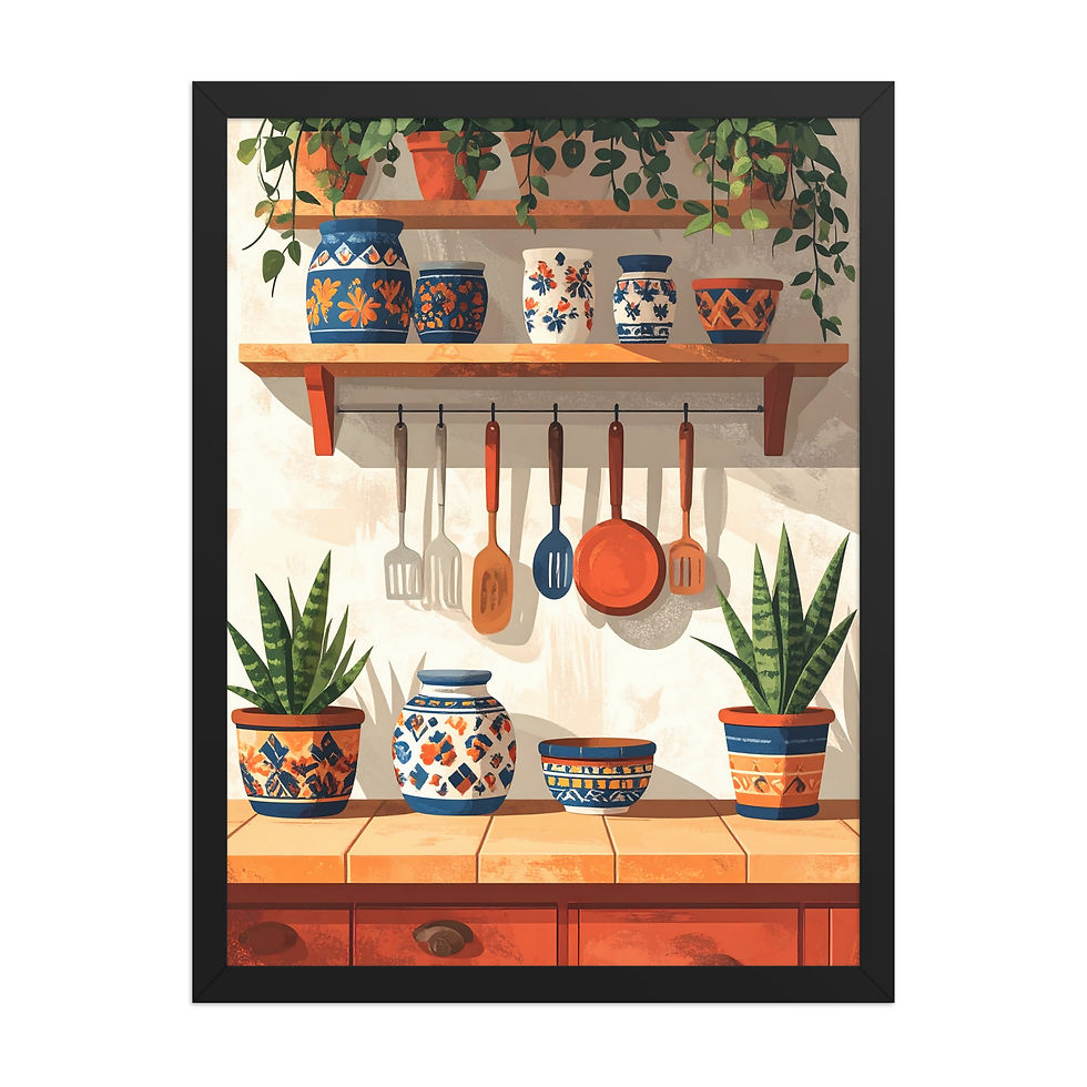 Thumbnail: Kitchen Utensils Art Print for Kitchens