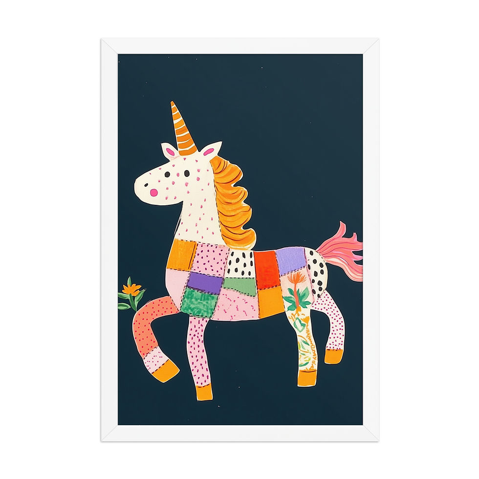 Thumbnail: Unicorn | Children's Bedroom | Nursery Wall Art