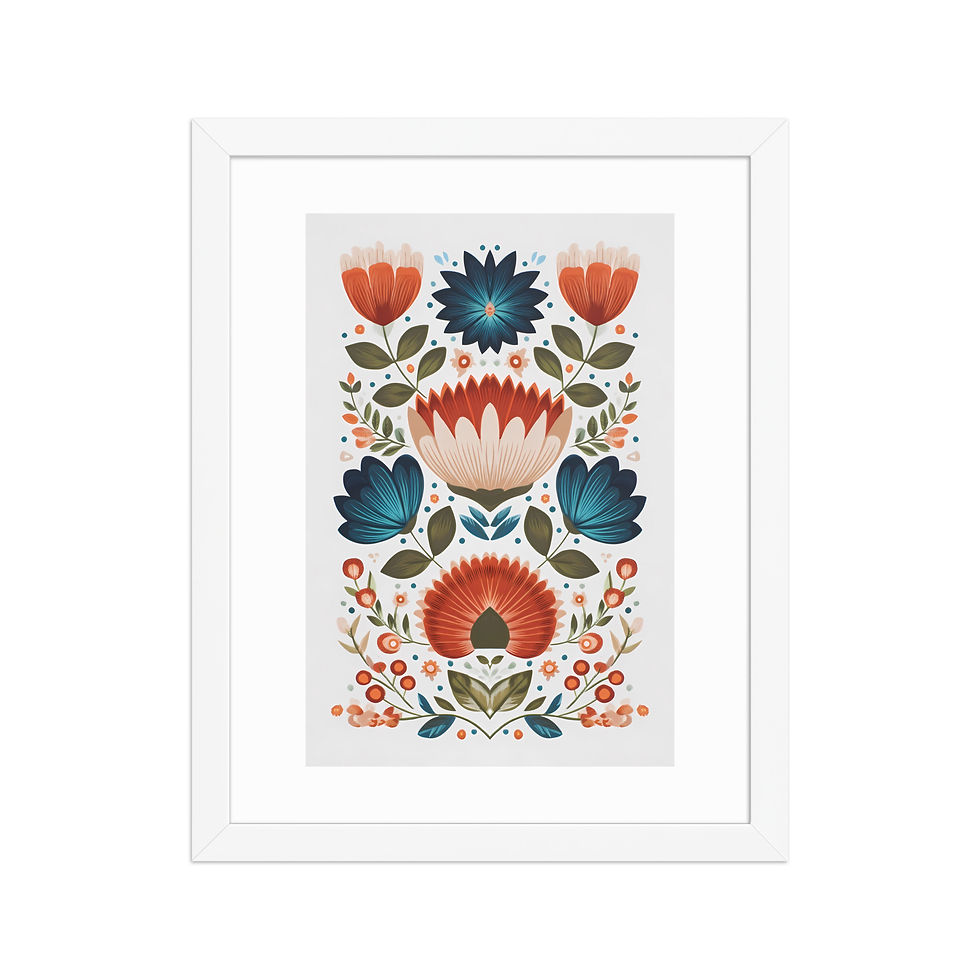 Thumbnail: Scandinavian Petals: The Heart of Folk Art